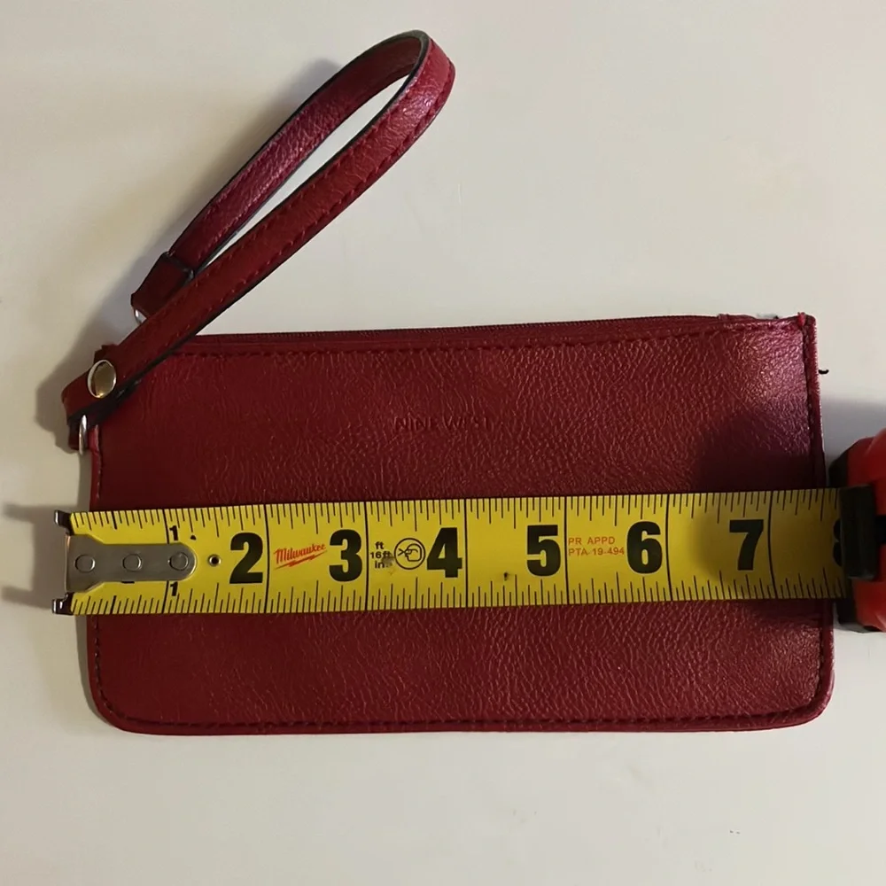 🌻small Wristlet red Nine West - Picture 2 of 5